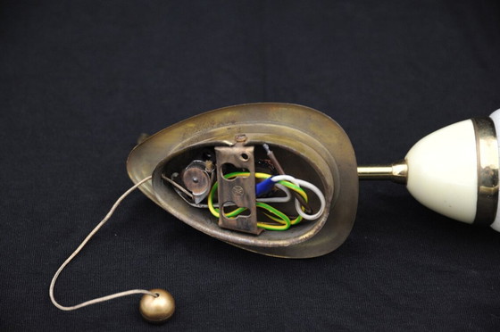 Image 1 of Applique murale Wilhelm Riphahn « Finest Fifties » en blanc pastel * Bauhaus * Années 1950 * Vintage