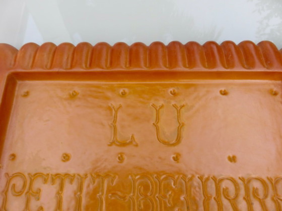 Image 1 of Rare resin tray "Petit Beurre Lu" biscuits, France, 1960
