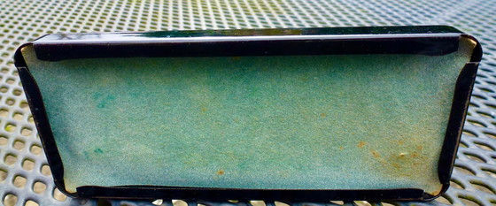 Image 1 of Vintage perpetual calendar with pen holders.