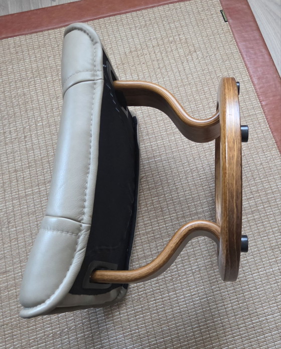 Stressless Footstool (Ekornes), Footstools & poufs, Leather, Creme (photo 4 of 5)