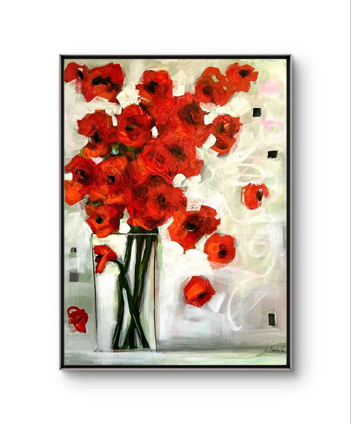 Fleurs rouges