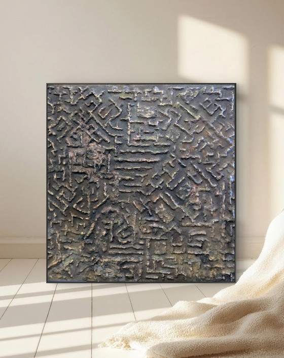 Image 1 of The Mysterious Maze – Uniek Schilderij / Wandobject