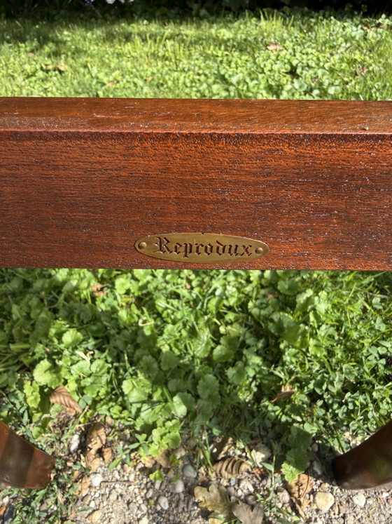 Image 1 of Antieke  mahonie en eiken stoelen –  deels Reprodux