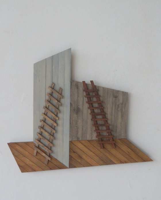 Eric Van Solm - ´The Other Side´ – Beeldhouwkunst, Wood (photo 4 of 8)