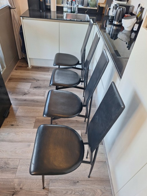 4x Sedie Design Fasem S44 - Giancarlo Vegni