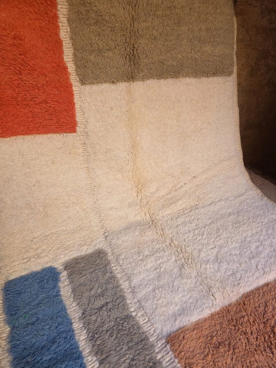 Image 1 of Moroccan contemporary Beni Ourain plush rug 240 x 165 cm 
