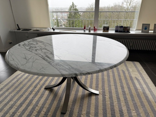 Iconic vintage marble dining table – Osvaldo Borsani – 140cm