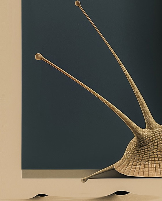 Image 1 of Unique Edition: High-Quality Giclée - Monsieur Escargot and the Fractured Horizon