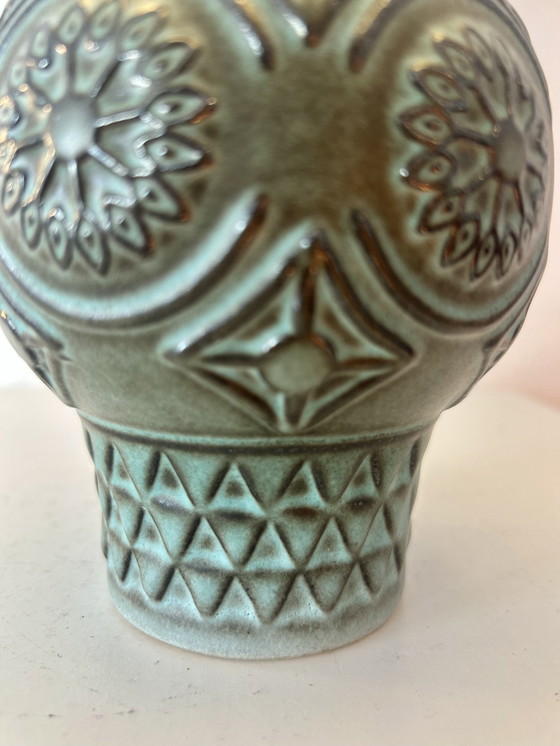 Image 1 of Zeldzame keramische lamp, gemaakt van een vaas door Bodo Mans voor Bay Keramik.