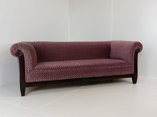Erstaunliches antikes Lilla-Sofa – bankstel, Other (photo 2 of 11)