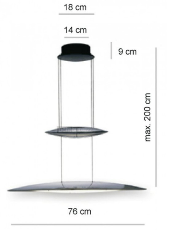 Image 1 of Tobias Grau Tai Lang Hanglamp aluminium grijs