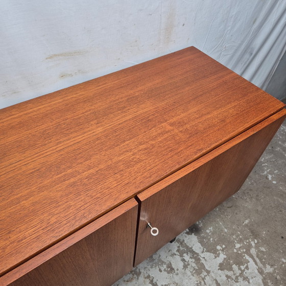 Image 1 of Vintage Jaren 60 Deens Sideboard, Wandmeubel Dressoir Teak