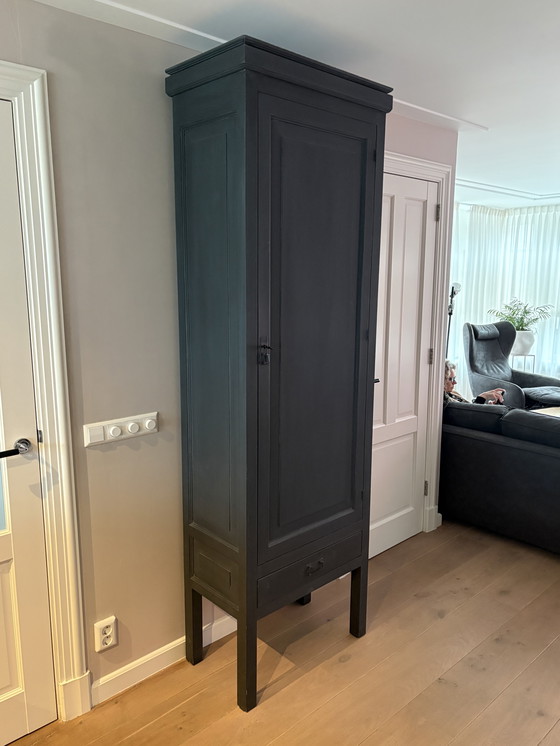 Image 1 of Keijser & Co High Cabinet – 230 cm – black with gray wash