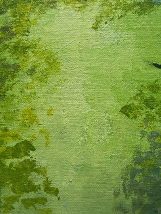 Image 1 of Rotkäppchen | Mysterieus Boslandschap | Grimm-serie | 60x60 cm