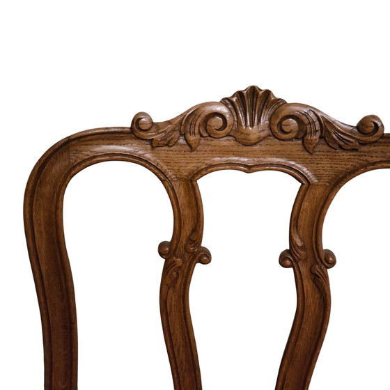 Image 1 of Holzstuhl – Stil Louis XVI – 1960er/70er Jahre