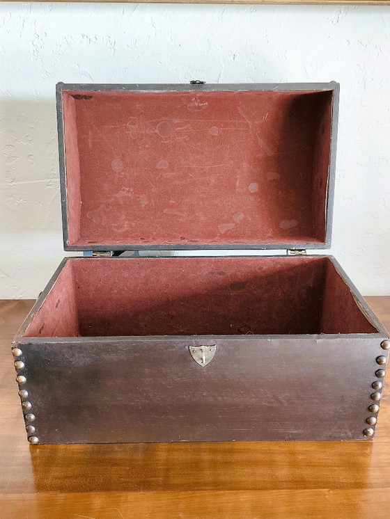 Image 1 of Small wooden chest