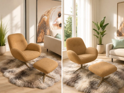 Sillón Noor de Moome con reposapiés – fauteuils