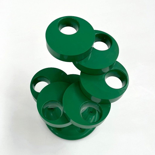 Green Pluvium Umbrella Stand by Giancarlo Piretti for Anonima Castelli, 1970s – paraplubak, Plastic (photo 2 of 9)
