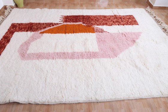 Alfombra marroquí única de lana natural 3x2 m – Wool (photo 5 of 10)