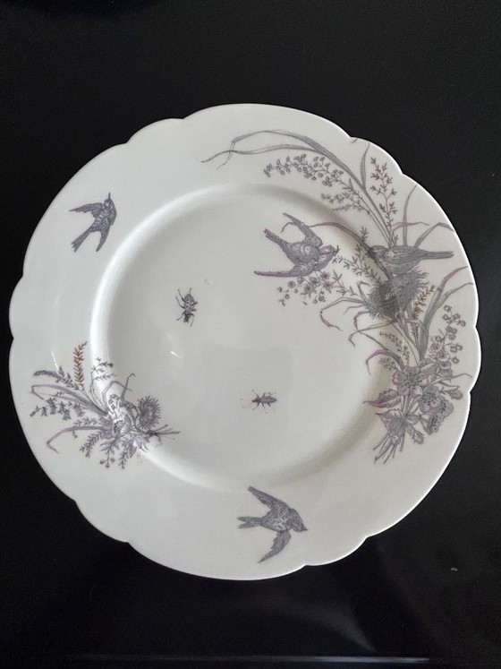 8 Porcelain Plates and Platter Ch. Pillivuyt & Cie – Crockery (photo 10 of 16)