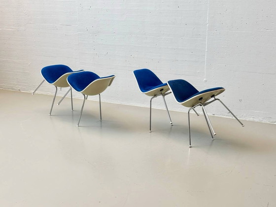 Image 1 of Set of 4 chairs (sidechairs) by Charles Eames for Hermann Miller, 1960s