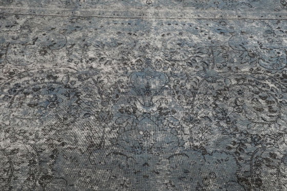 Image 1 of Tapis d'art vintage noué à la main 278x378