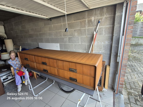 Meubles vintage – Silvio Cavatorta, Buffet bas, Metal, Wood (photo 2 of 9)