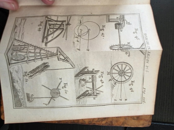 2 libri originali di fisica francese del 1745 e del 1748 – Nollet – Libri d'arte, Leather, Paper (photo 12 of 12)