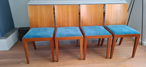 4 Arco Flex chairs with Alcantara - Dutch Design - Vintage