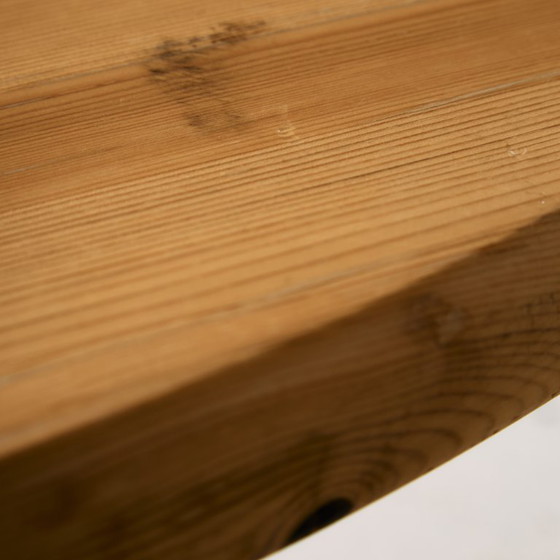 Image 1 of MK10156 Esstischgarnitur aus Kiefernholz von Rainer Daumiller für Hirtshals Savvaerk, 5er-Set