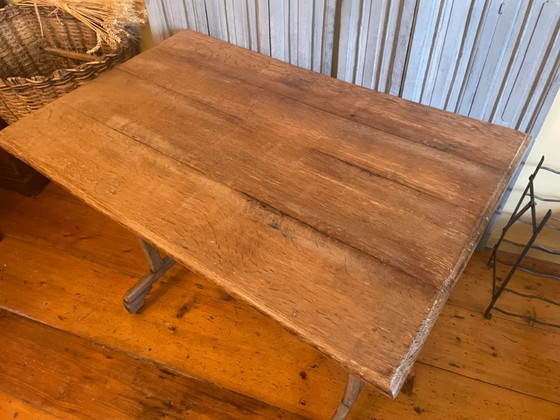 Image 1 of Bistro Table Garden Table Oak French