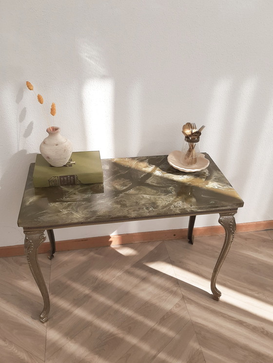 Image 1 of French onyx table