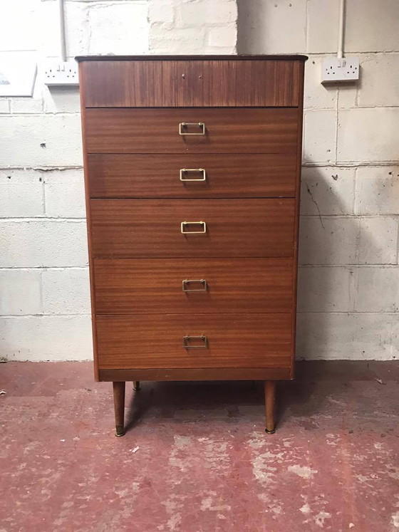 Mid-Century Teak Chest of Drawers from Austinsuite, 1960s, Mid Century Modern (photo 3 of 6)