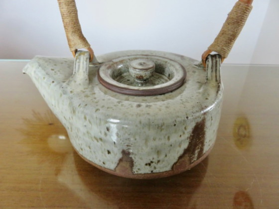 Image 1 of Teiera in gres di René-Louis Dauchy, ceramica Hautes Ribes a Grasse, Costa Azzurra, anni '50