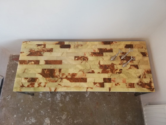 Image 1 of Mid-Century Onyx Salontafel