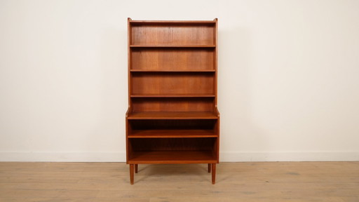 Bibliothèque vintage | Armoire murale | Teck | Années 1960