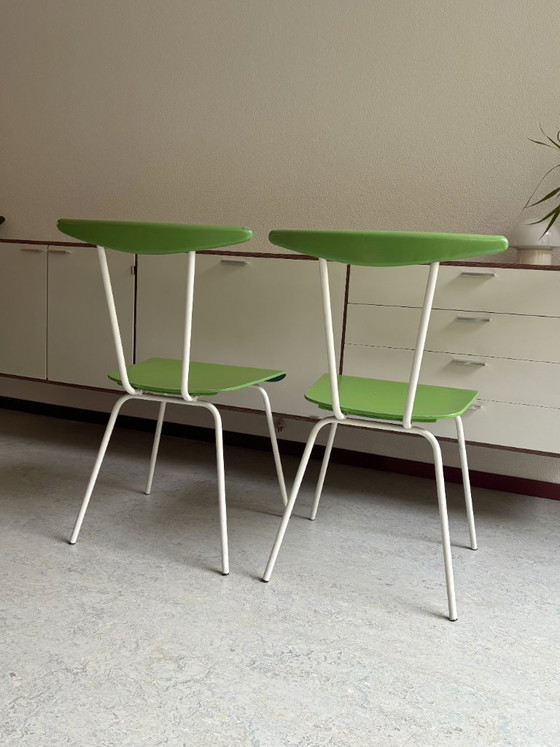 2x Sedie Dress boy Wim Rietveld per Auping – Sedie da pranzo, Metal (photo 3 of 10)