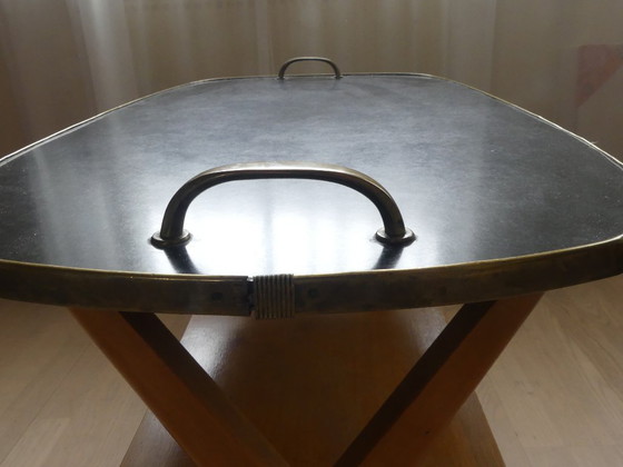 Image 1 of Beistelltisch Ilse Möbel 50er Jahre Resopalplatte UK2aeb