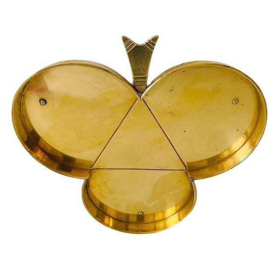 Image 1 of Bandeja de latón en forma de uva