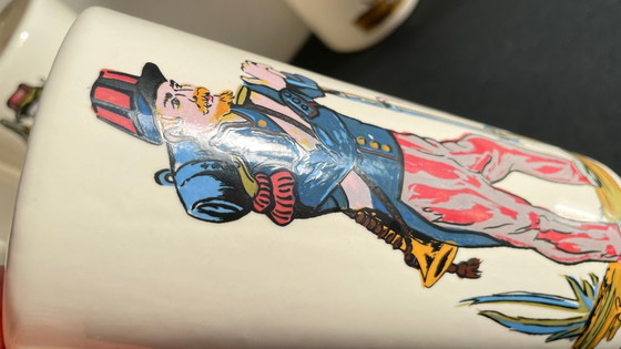 Image 1 of Vintage keramische sinaasappelset