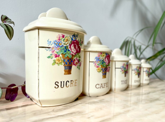 Image 1 of Pots à Épices Digoin Sarreguemines