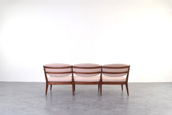 Norwegian Teak Sofa by Fredrik A. Kayser & Adolf Relling for Arnestad Bruk, 1950s – 3-5 seaters, Wood, Wool (photo 8 of 19)