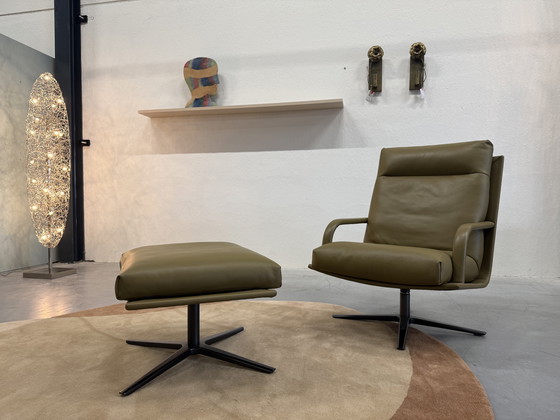 Image 1 of Leolux Kudo Two Fauteuil Raffino Fennic leer 