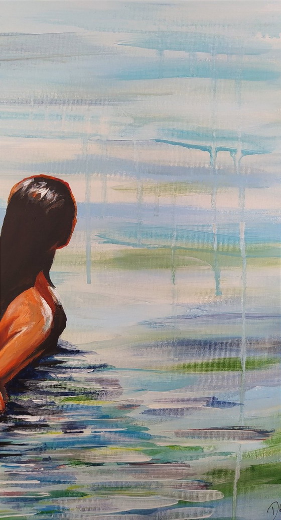 Della Camilleri - Water 1 - Artist's Painting – Paintings & Drawings, Canvas (photo 3 of 9)