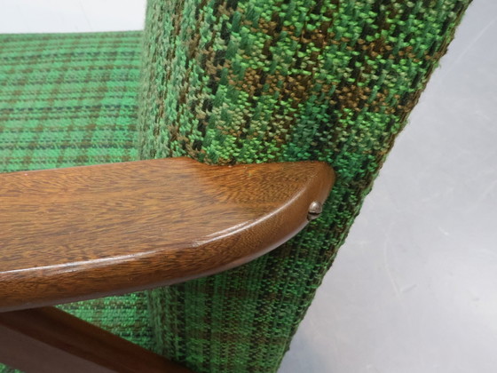 Image 1 of Vintage Armchair Teak Green