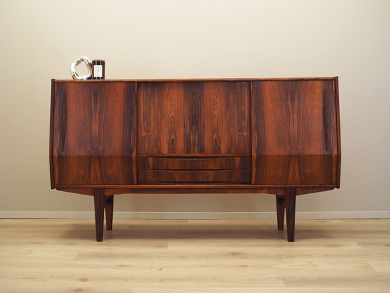 Image 1 of Planche haute en bois de rose, design danois, années 1970, production : Danemark