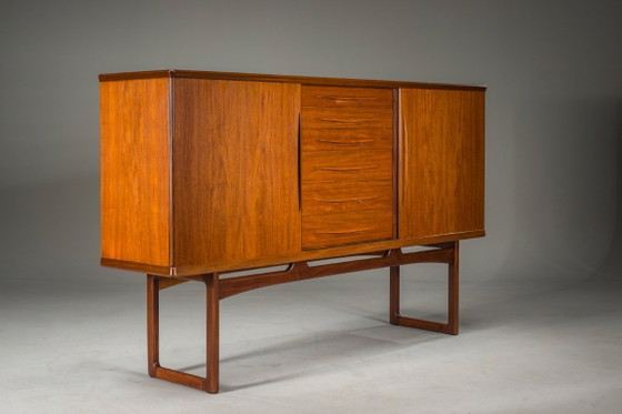 Image 1 of  Deens Teakhouten Dressoir van Arne Vodder voor Vamo Sønderborg, jaren 60