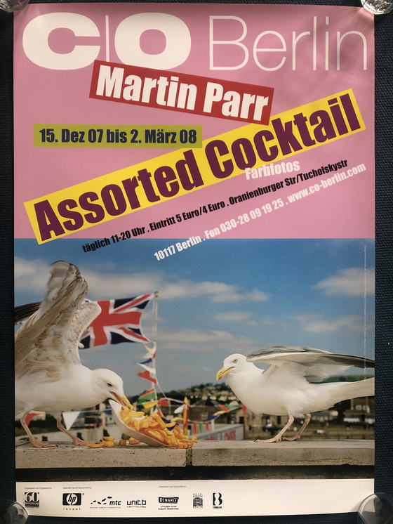 Image 1 of Origineel Martin Parr Ausstellungsplakat. C/O Berlijn 2008. Neuwertiger Zustand. 60 x 42cm / 16.5 in x 23.4 in