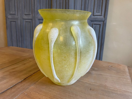 Image 1 of Vase Murano Scavo 1970s