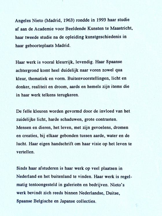 Image 1 of Gigantes Y Cabezas – Limited Edition Zeefdruk Van Ángeles Nieto
